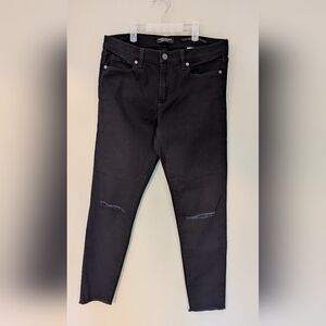 Banana Republic Women's Black Jeans Mid rise Pants Skinny Fit Size 29